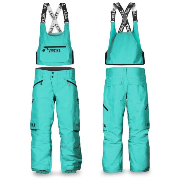 良品　virtika ジャケット　ビブパンツ　セット　M スキー SIGNATURE PANTS | Virtika