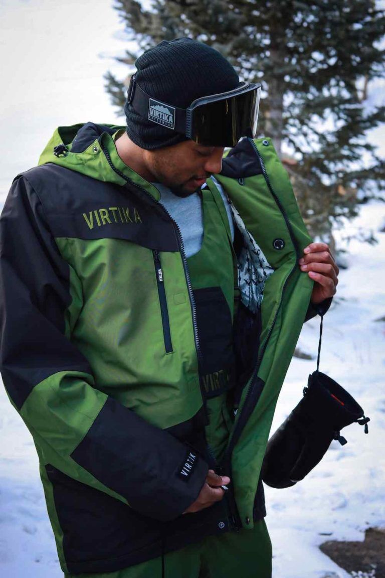virtika signature jacket バーティカ　スキージャケット Signature Jacket- Hazard (PRE-ORDER) | Virtika